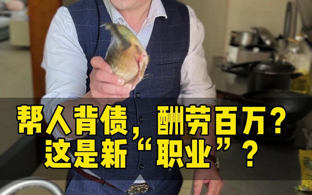 帮人背债，躺赚百万？