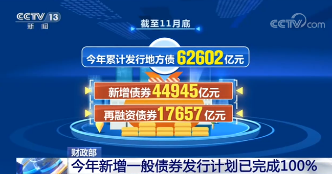 财政部：5月份全国发行新增债券4819亿元