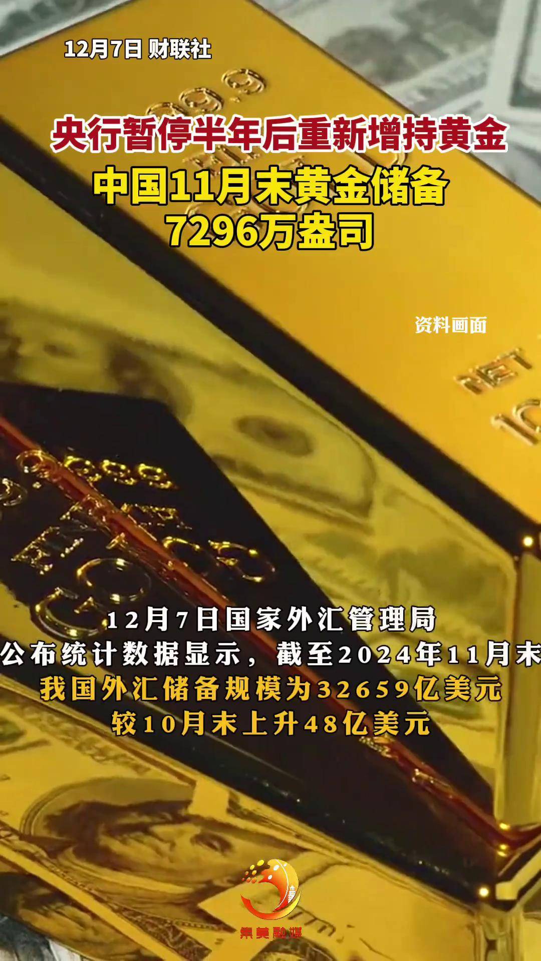 央行连续7个月增持黄金！