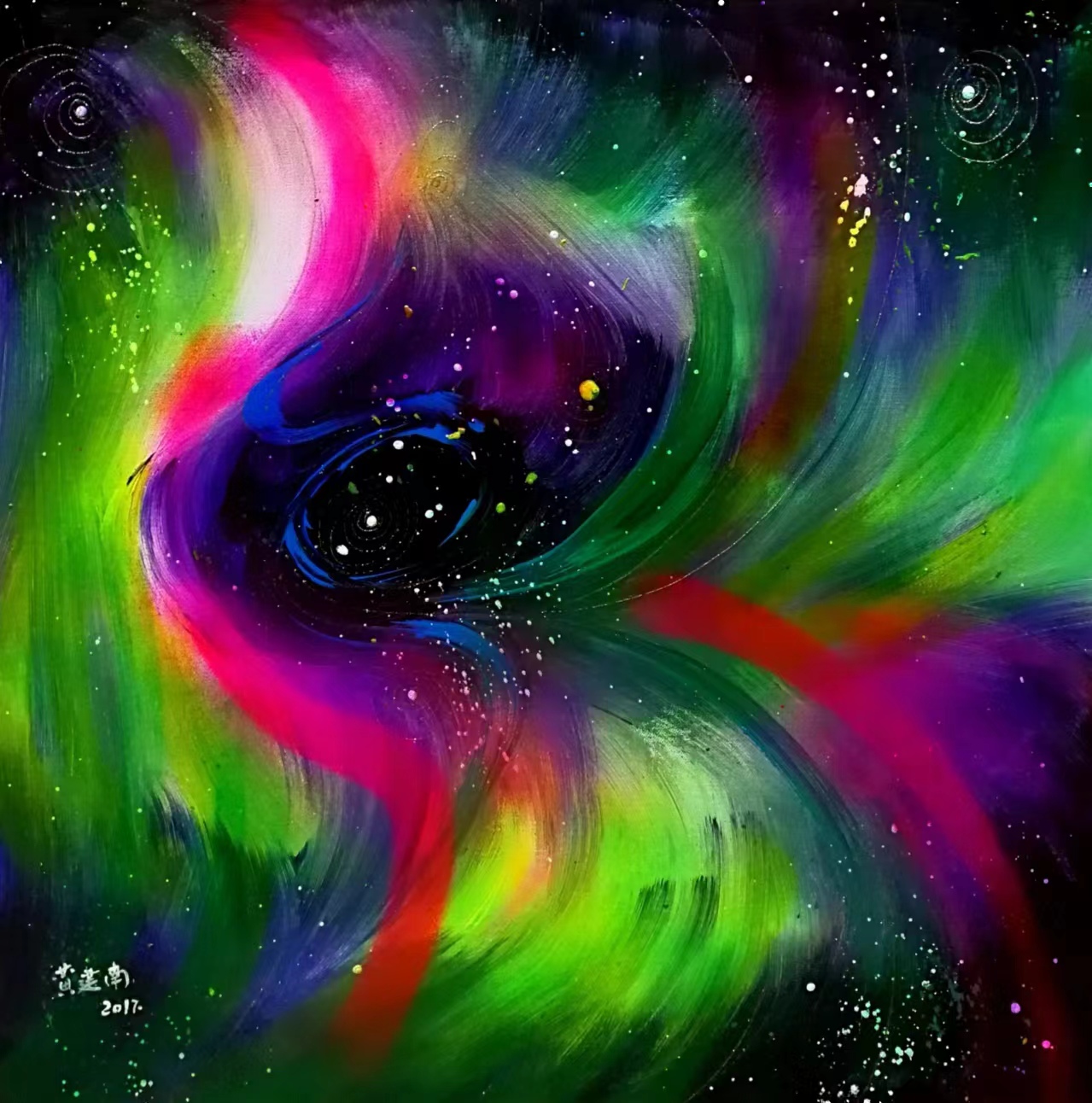 荧光的河流：黄宇兴的绘画宇宙