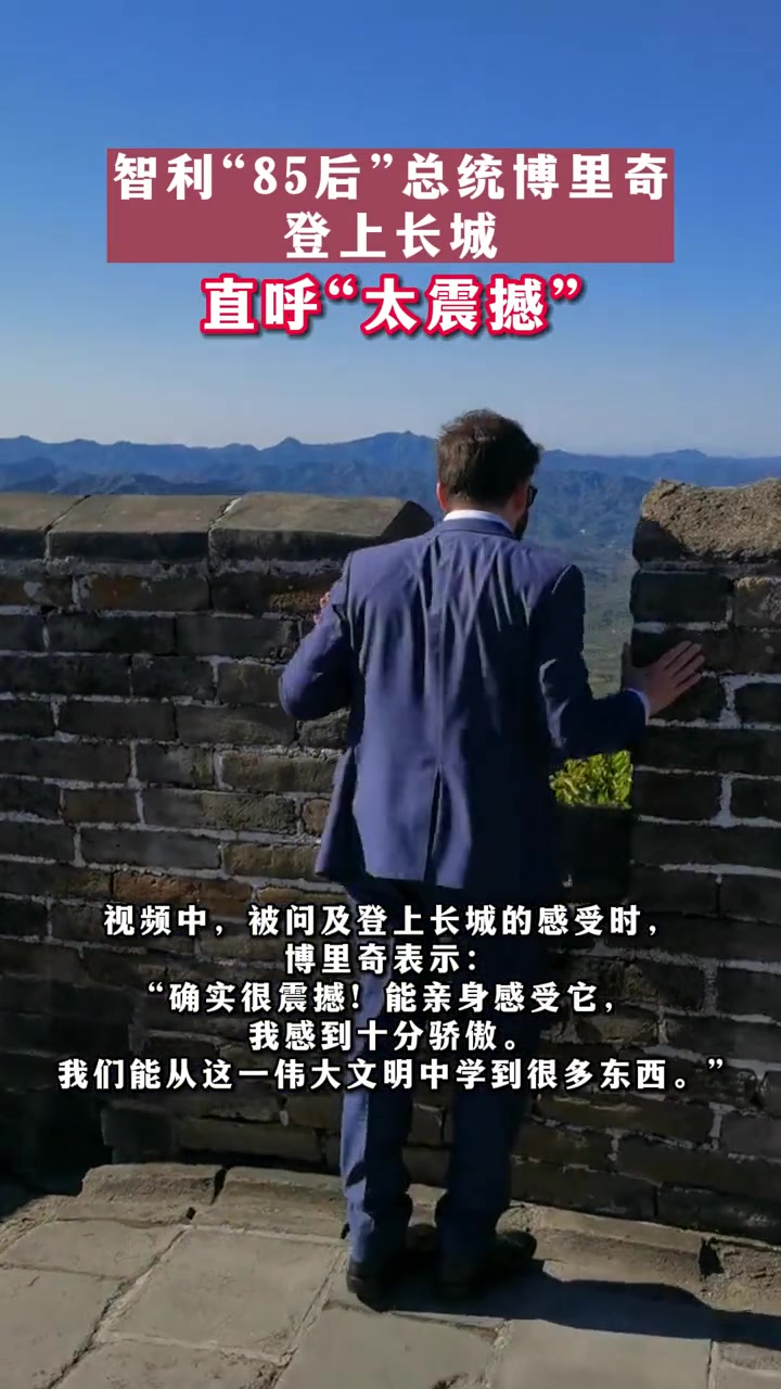 智利总统博里奇呼吁青年保持反叛精神 强调代际对话与公共空间重建