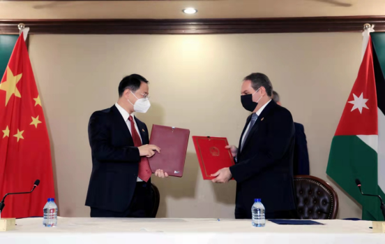 约旦国王会见埃及总理