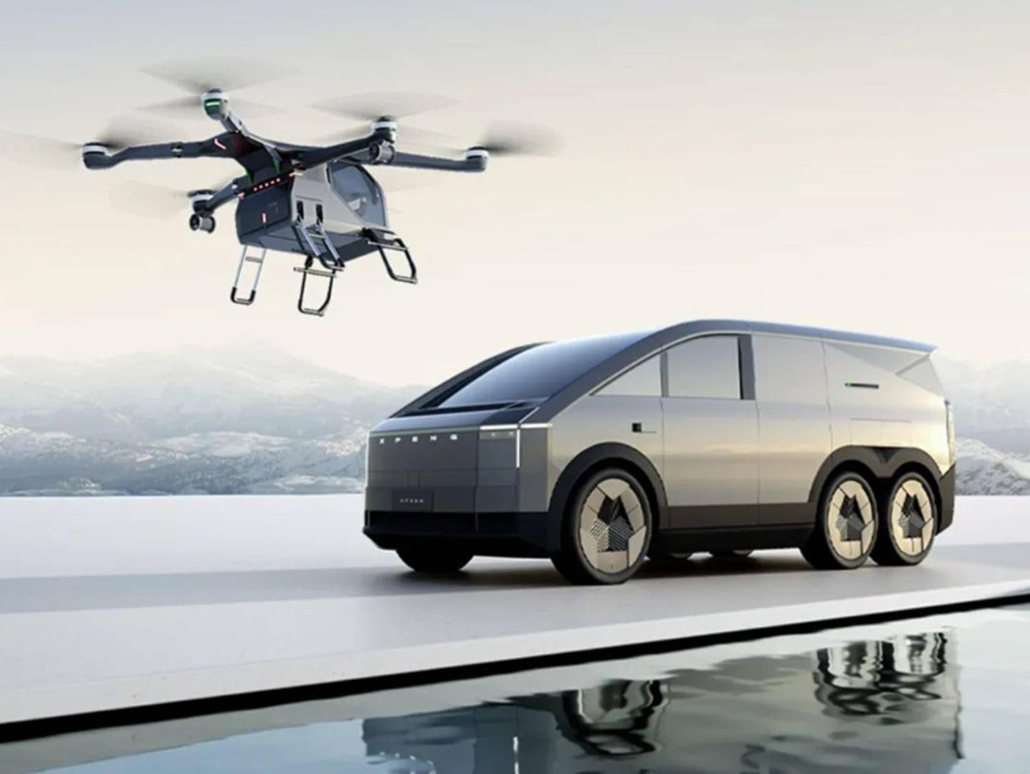 中国产飞行汽车亮相第17届尼泊尔国际汽车博览会