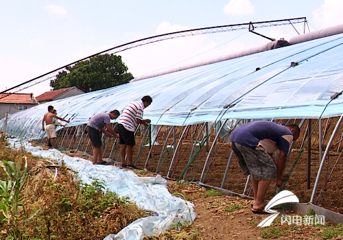 驻苏使馆贾金易参赞出席农业项目验收工作组与当地受益农户座谈会