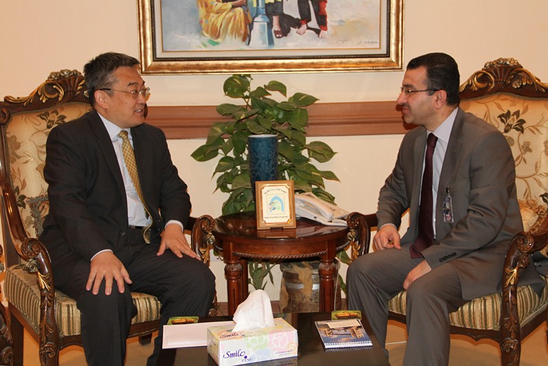 驻马里使馆临时代办刘开源会见马国家警察总局局长