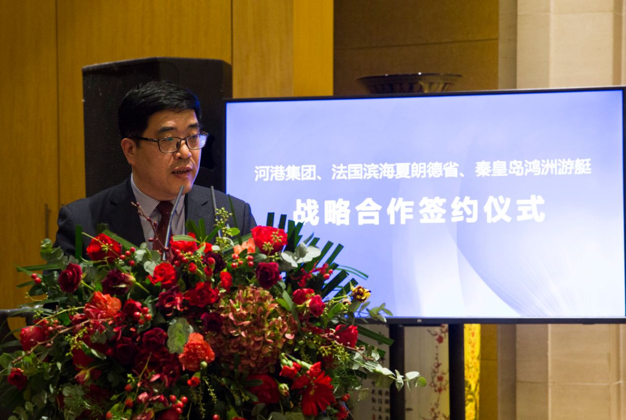 中国贸促会副会长陈建安会见香港美国商会主席毕大卫一行