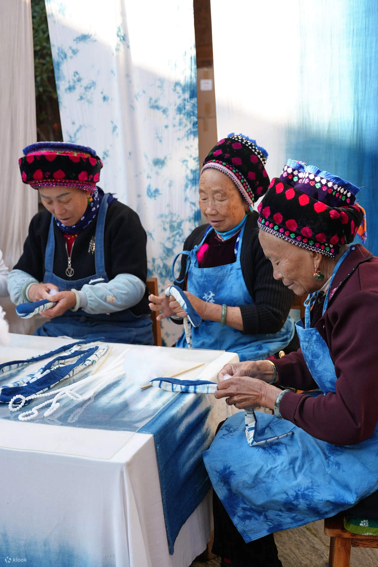 “扎染之乡”博物馆里的镇馆之宝