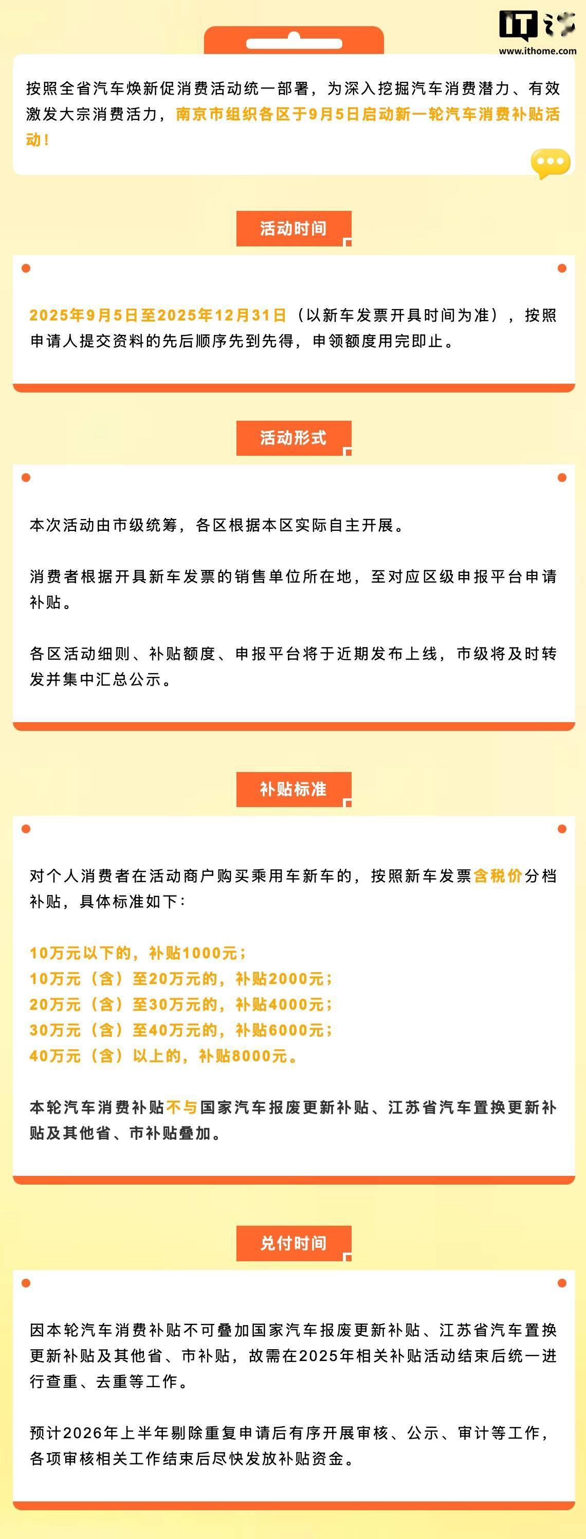 江苏汽车置换更新补贴政策今起暂停