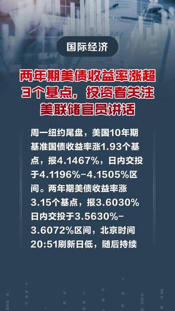 投资者展望关键就业数据 美债收益率周一走低