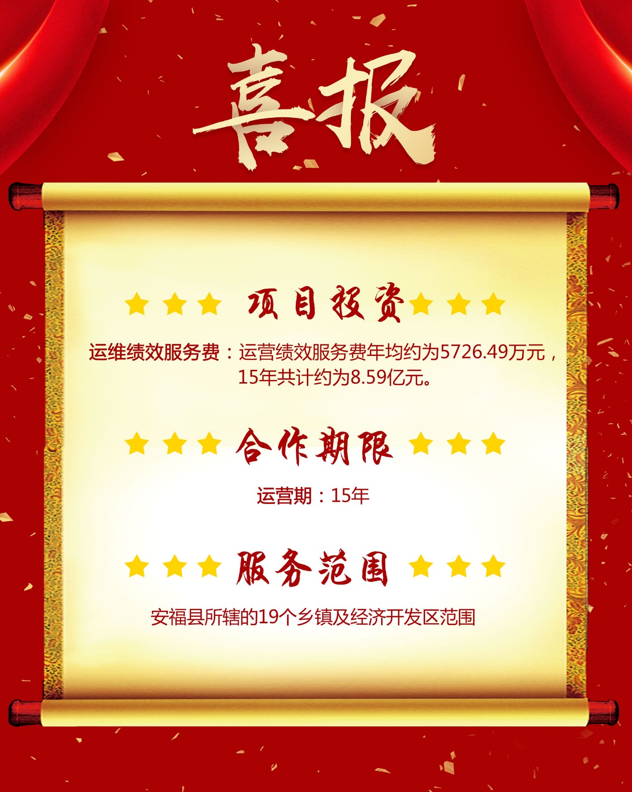 侨银股份：中标涞水县城区环卫一体化合作运营项目（二次）