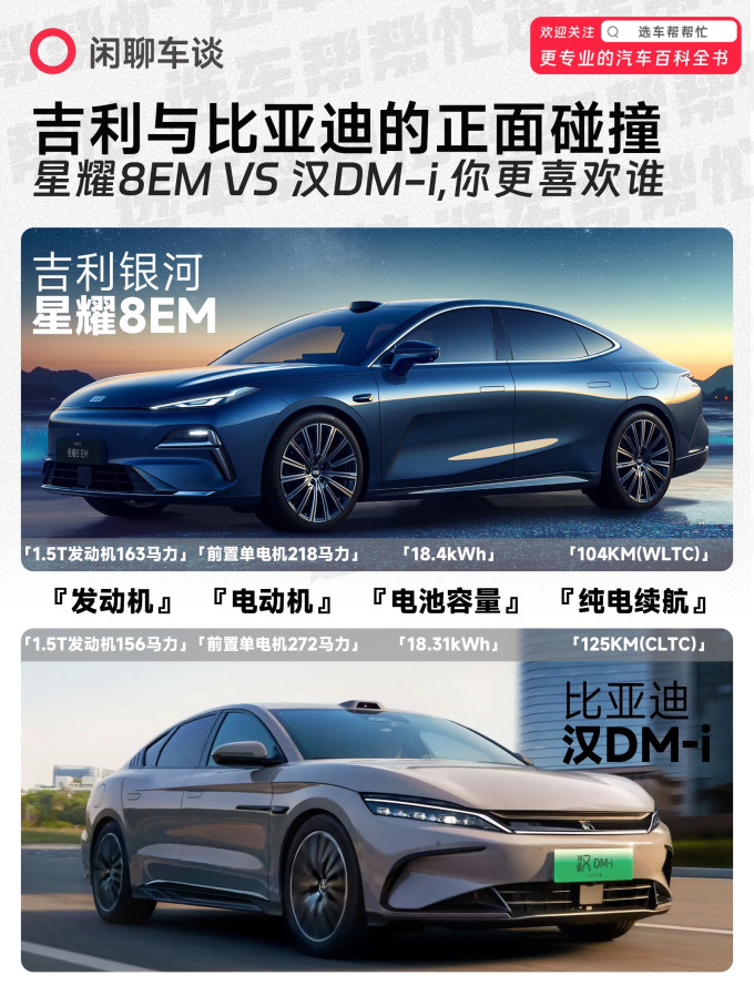 比亚迪秦PLUS迎来又一对手 吉利银河星耀6猛攻A级混动轿车市场