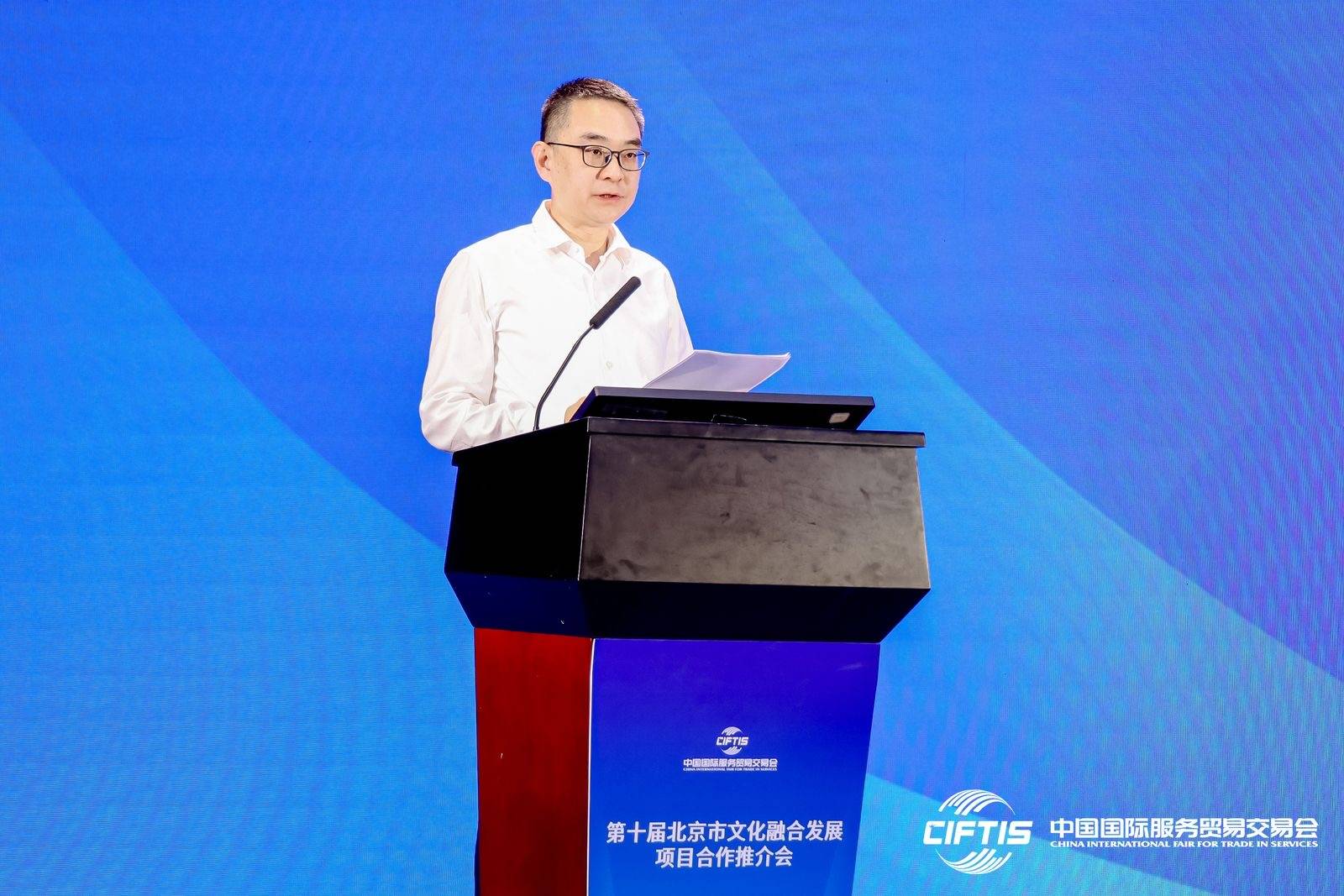 敬艳辉参赞出席全球服务贸易联盟巴西推介会