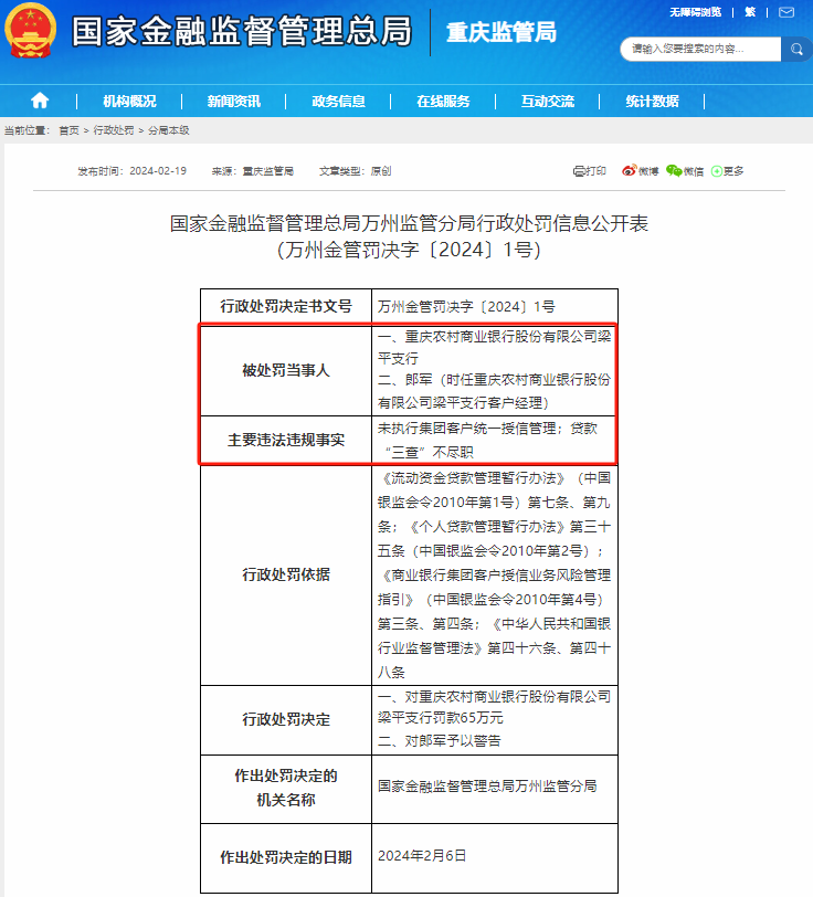 网商银行105万罚单落地 贷款“三查”不到位成行业风控短板