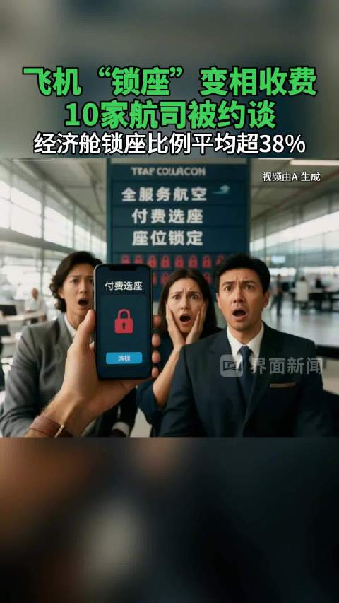 十家航司被约谈 直指“锁座”乱象