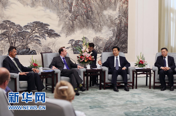 中国工商银行董事长廖林会见欧洲企业协会首席执行官兼总干事贝伊勒尔