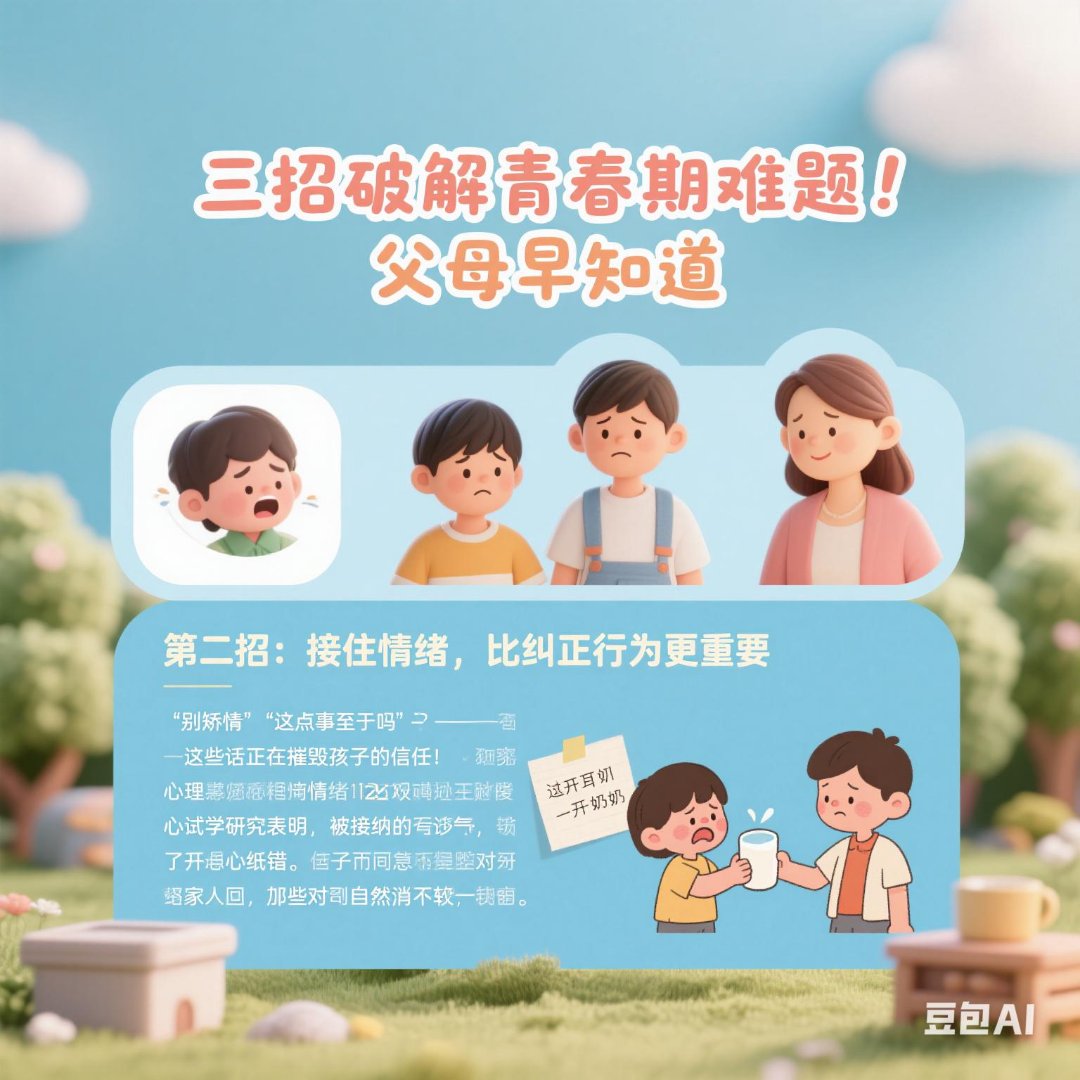 青春期的孩子“越管越反”？试试这7个方法，比吼更见效！