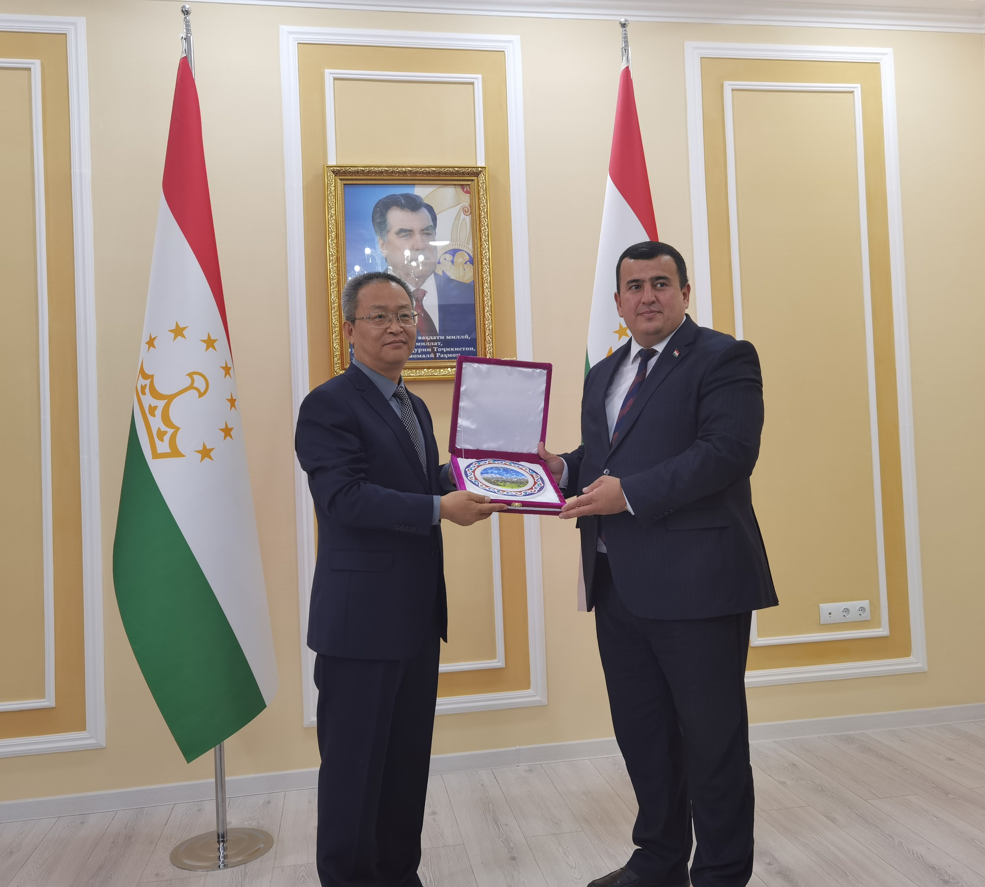 王鹏参赞拜会塞新任能源部长格兰特