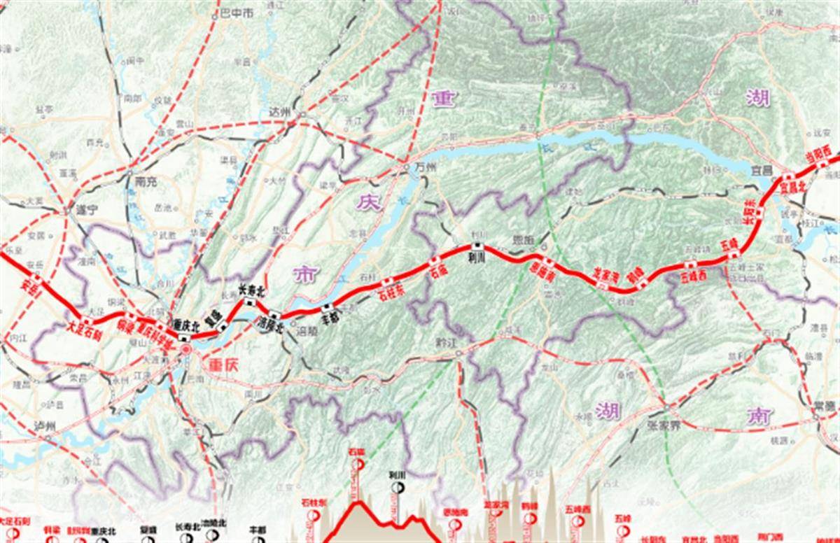 沪渝蓉沿江高铁武汉至宜昌段12月26日开通运营