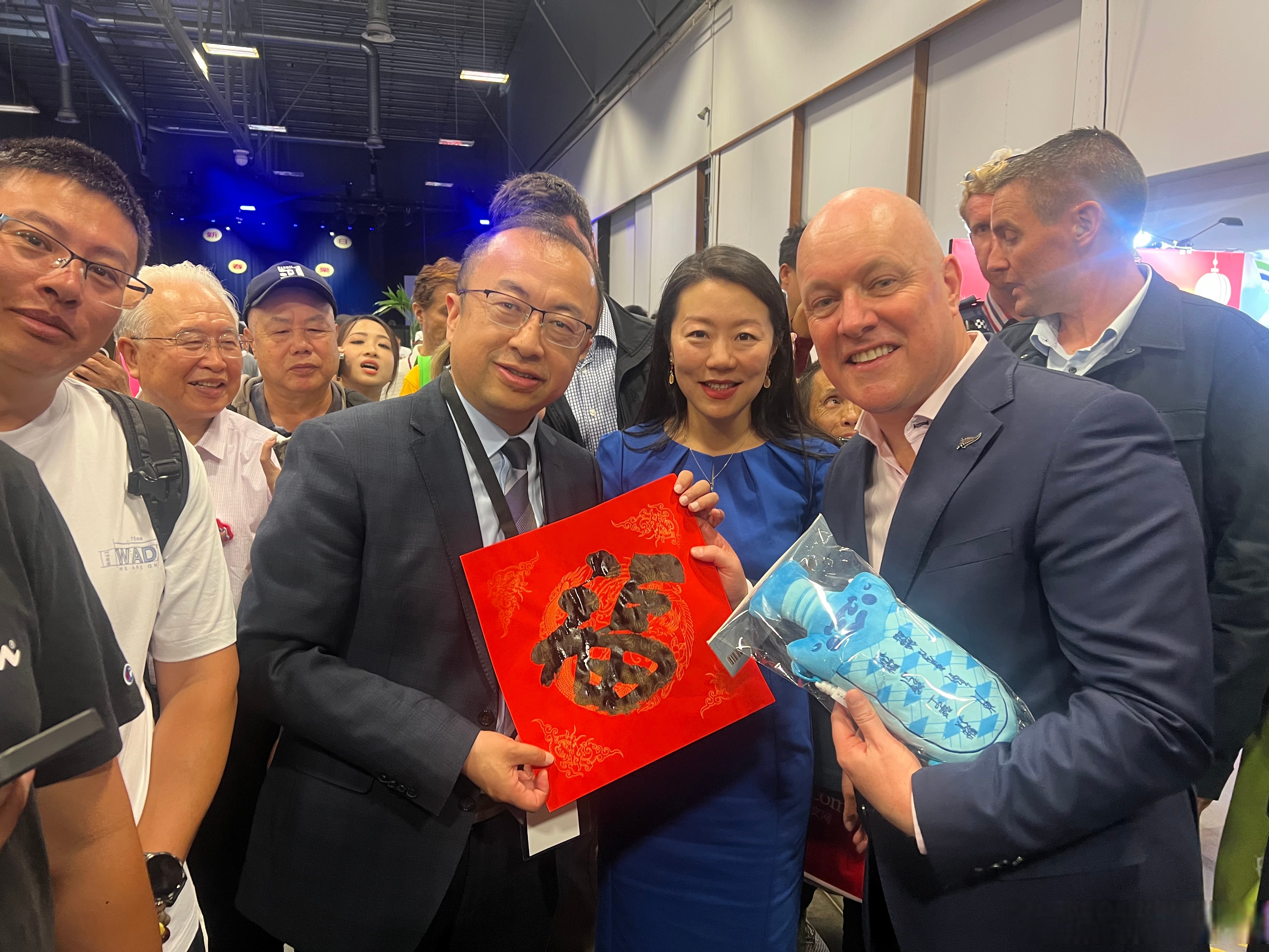 驻奥克兰总领馆经商处参访亚洲新西兰基金会